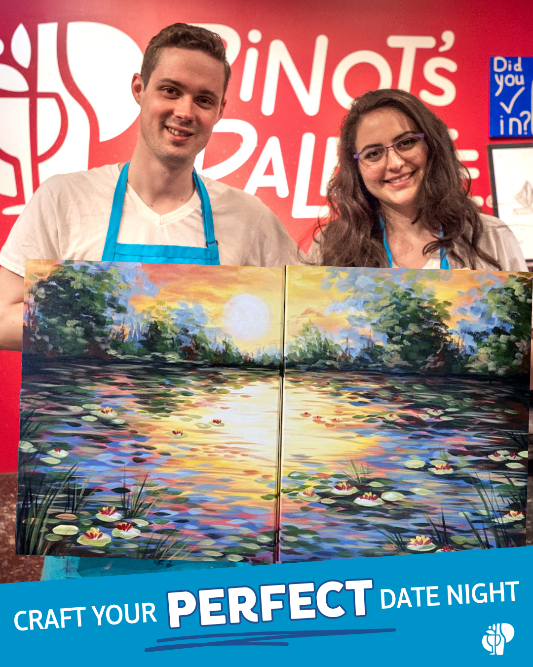 Monet’s Water Lilies at Sunset